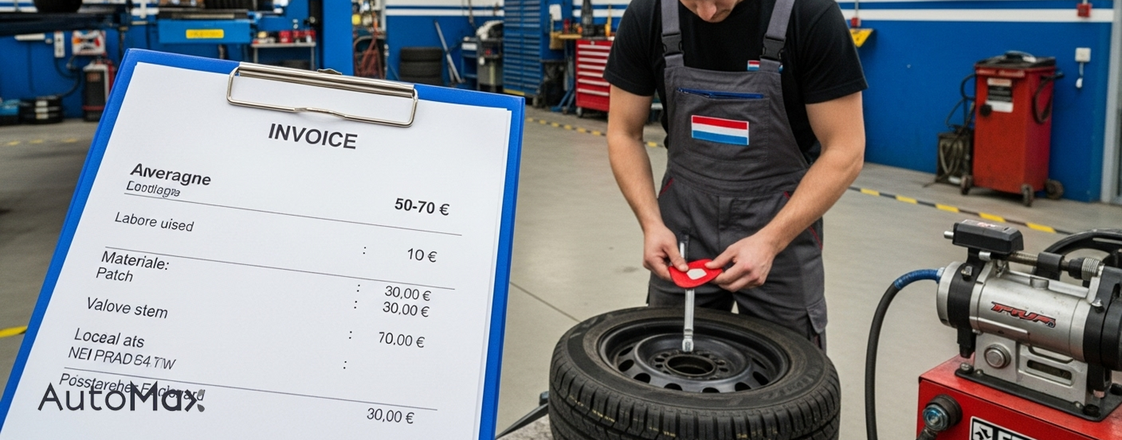 Les facteurs influençant le coût d'une réparation de pneu au Luxembourg