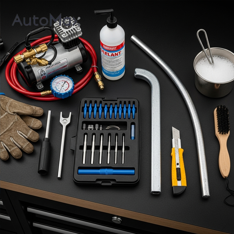 Outils nécessaires pour une réparation de pneu efficace