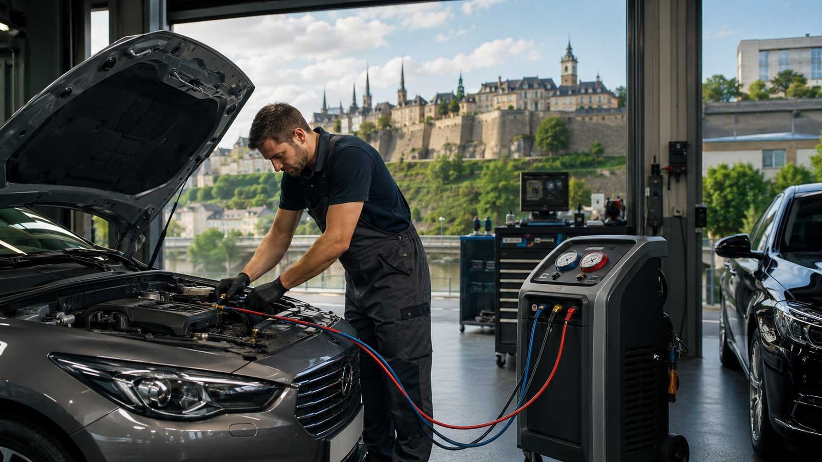 Service de climatisation auto au Luxembourg