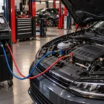 Contrôle et recharge du système de climatisation d'une voiture dans un garage au Luxembourg