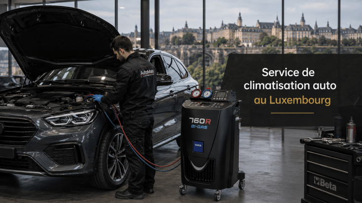 Service de climatisation auto au Luxembourg